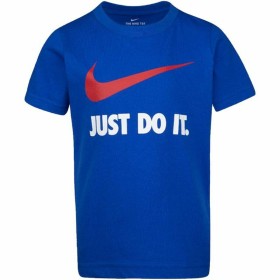 Camiseta de Manga Corta Infantil Nike Swoosh Azul de Nike, Niño - Ref: S6484953, Precio: 0,00 €, Descuento: %