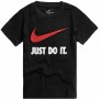 Child's Short Sleeve T-Shirt Nike Swoosh | Tienda24 - Global Online Shop Tienda24.eu