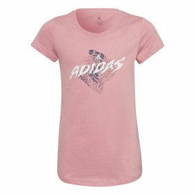 Maglia a Maniche Corte per Bambini Adidas Graphic Rosa di Adidas, T-shirt - Rif: S6484957, Prezzo: 20,11 €, Sconto: %