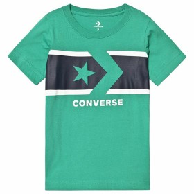 Camiseta de Manga Corta Infantil Converse Stripe Star Chevron Verde de Converse, Camisetas de manga corta - Ref: S6484971, Pr...