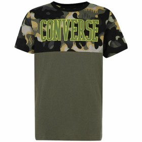 Camiseta de Manga Corta Infantil Converse Blocked Camo Amarillo de Converse, Camisetas de manga corta - Ref: S6484975, Precio...