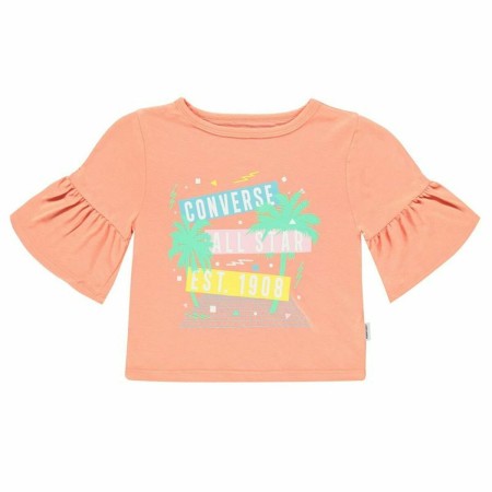 Camiseta de Manga Corta Infantil Converse Ruffle Salmón de Converse, Camisetas de manga corta - Ref: S6484988, Precio: 29,22 ...