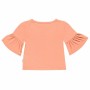 Maglia a Maniche Corte per Bambini Converse Ruffle Salmone di Converse, T-shirt - Rif: S6484988, Prezzo: 29,22 €, Sconto: %