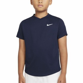 Child's Short Sleeve T-Shirt Nike Court Dri-FIT Victory Navy Blue by Nike, Boys - Ref: S6485004, Price: 34,28 €, Discount: %