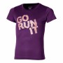 Camiseta de Manga Corta Infantil Asics Graphic Go Run It Púrpura de Asics, Niño - Ref: S6485018, Precio: 18,43 €, Descuento: %