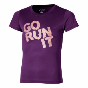 Camiseta de Manga Corta Infantil Asics Graphic Go Run It Púrpura de Asics, Niño - Ref: S6485018, Precio: 18,43 €, Descuento: %