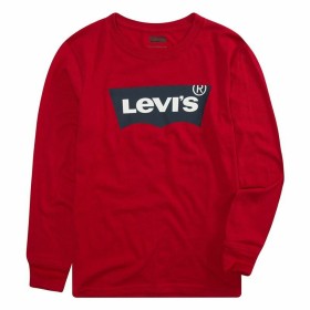 Maglia a Maniche Lunghe per Bambini Levi's Batwing Rosso di Levi's, Maglie a manica lunga - Rif: S6485021, Prezzo: 17,92 €, S...