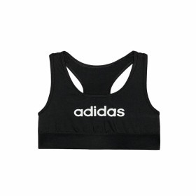 Sports Bra Adidas Sports Single Jersey Children's Black by Adidas, Girls - Ref: S6485084, Price: 21,73 €, Discount: %