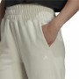 Long Sports Trousers Adidas Aeroready Studio Lady Beige by Adidas, Clothing - Ref: S6485307, Price: 58,10 €, Discount: %