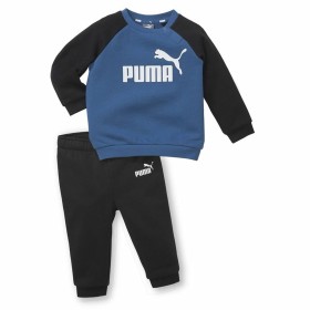 Kinder-Trainingsanzug Puma Minicats Essentials Raglan Schwarz Blau von Puma, Junge - Ref: S6485357, Preis: 0,00 €, Rabatt: %