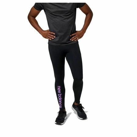 Leggings de Desporto Homem New Balance Impact Run AT Tight Preto | Tienda24 - Global Online Shop Tienda24.eu