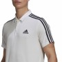 Polo de Manga Curta Homem Adidas Primeblue 3 Stripes Branco de Adidas, Polos - Ref: S6485485, Preço: 30,06 €, Desconto: %