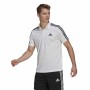 Men’s Short Sleeve Polo Shirt Adidas Primeblue 3 Stripes White by Adidas, Polos - Ref: S6485485, Price: 30,06 €, Discount: %