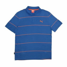 Polo de Manga Curta Homem Puma Jacquard Azul de Puma, Polos - Ref: S6485488, Preço: 29,22 €, Desconto: %