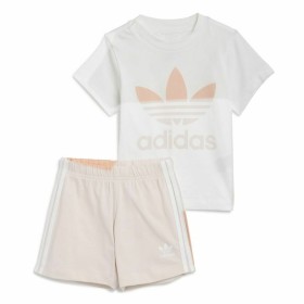 Conjunto Desportivo para Crianças Adidas Trifolio Branco de Adidas, Conjuntos desportivos - Ref: S6485710, Preço: 25,03 €, De...