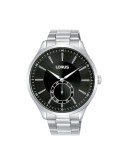 Men's Watch Lorus RN465AX9 Black Silver | Tienda24 Tienda24.eu