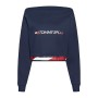 Women’s Sweatshirt without Hood Tommy Hilfiger Crop V Neck Dark blue | Tienda24 - Global Online Shop Tienda24.eu