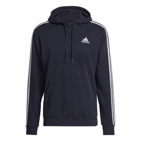 Men’s Hoodie Adidas Essentials 3 Stripes Navy Blue by Adidas, Men - Ref: S6486500, Price: 49,74 €, Discount: %