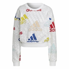 Felpa senza Cappuccio Donna Adidas Essentials Multi-Coloured Bianco di Adidas, Donna - Rif: S6486512, Prezzo: 0,00 €, Sconto: %