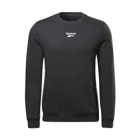 Men’s Sweatshirt without Hood Reebok RI Tape Crew Black by Reebok, Men - Ref: S6486525, Price: 37,30 €, Discount: %