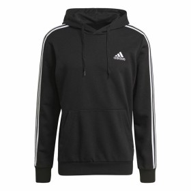 Men’s Hoodie Adidas Essentials 3 Stripes Black by Adidas, Men - Ref: S6486529, Price: 46,73 €, Discount: %