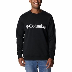 Men’s Sweatshirt without Hood Columbia Logo Fleece Crew Black by Columbia, Men - Ref: S6486555, Price: 0,00 €, Discount: %