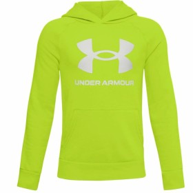 Children’s Hoodie Under Armour Rival Big Logo 1 Lime green by Under Armour, Boys - Ref: S6486590, Price: 33,54 €, Discount: %