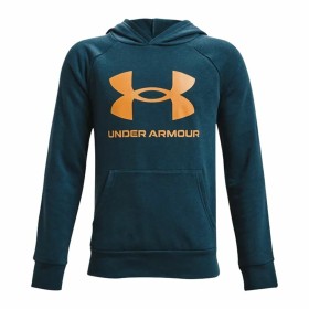 Sweat à capuche enfant Under Armour Rival Fleece Hoodie Cyan de Under Armour, Garçon - Réf : S6486594, Prix : 32,40 €, Remise...