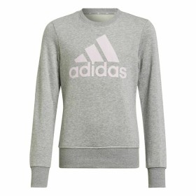 Sweat-shirt sans capuche fille Adidas Essentials Gris de Adidas, Fille - Réf : S6486597, Prix : 32,42 €, Remise : %