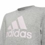 Felpa senza Cappuccio da Bambina Adidas Essentials Grigio | Tienda24 - Global Online Shop Tienda24.eu