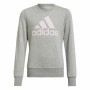 Felpa senza Cappuccio da Bambina Adidas Essentials Grigio | Tienda24 - Global Online Shop Tienda24.eu