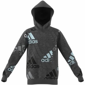 Felpa con Cappuccio Unisex Adidas Performance Grigio scuro di Adidas, Bambino - Rif: S6486598, Prezzo: 35,44 €, Sconto: %