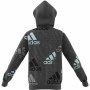 Unisex Hoodie Adidas Performance Dark grey | Tienda24 - Global Online Shop Tienda24.eu