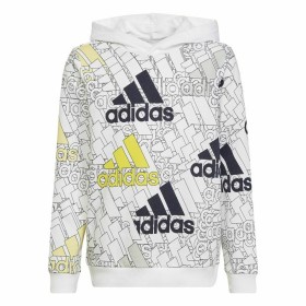 Unisex Sweater mit Kapuze Adidas Brand Love Weiß von Adidas, Junge - Ref: S6486620, Preis: 31,71 €, Rabatt: %