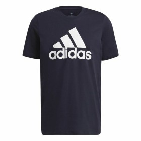 Camisola de Manga Curta Homem Essentials Big Logo Adidas Legend Ink Azul de Adidas, Homem - Ref: S6486718, Preço: 22,14 €, De...