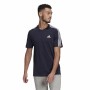 Camiseta de Manga Corta Hombre Essentials 3 bandas Adidas Legend Ink Azul Azul oscuro de Adidas, Hombre - Ref: S6486719, Prec...