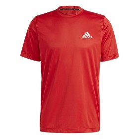 Camiseta de Manga Corta Hombre Aeroready Designed To Move Adidas Designed To Move Rojo de Adidas, Hombre - Ref: S6486720, Pre...