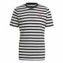 Men’s Short Sleeve T-Shirt Essentials Stripey Adidas Embroidered Logo Black by Adidas, Men - Ref: S6486722, Price: 26,37 €, D...