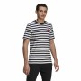 Maglia a Maniche Corte Uomo Essentials Stripey Adidas Embroidered Logo Nero di Adidas, Uomo - Rif: S6486722, Prezzo: 26,37 €,...