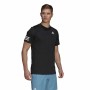 Camiseta de Manga Corta Hombre Adidas Club Tennis 3 Stripes Negro de Adidas, Hombre - Ref: S6486746, Precio: 27,99 €, Descuen...