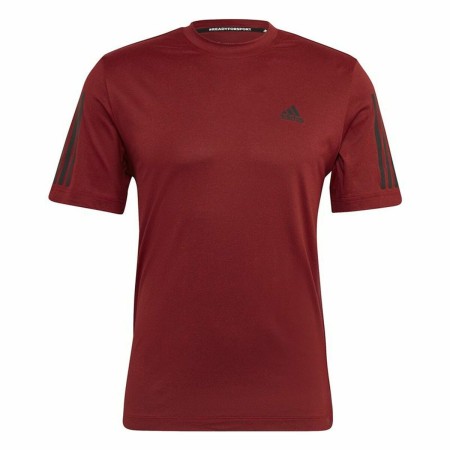 Camisola de Manga Curta Homem Adidas T365 Training Vermelho Escuro | Tienda24 - Global Online Shop Tienda24.eu