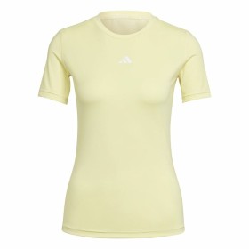 Camisola de Manga Curta Mulher Adidas Techfit Training Amarelo de Adidas, Mulher - Ref: S6486796, Preço: 0,00 €, Desconto: %