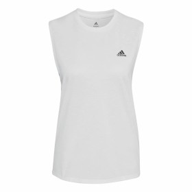 Maillot de Corps sans Manches pour Femme Adidas Muscle Run Icons Blanc de Adidas, Femme - Réf : S6486800, Prix : 0,00 €, Remi...