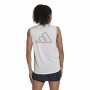 T-Shirt para Mulher sem Mangas Adidas Muscle Run Icons Branco | Tienda24 - Global Online Shop Tienda24.eu