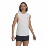 T-Shirt para Mulher sem Mangas Adidas Muscle Run Icons Branco | Tienda24 - Global Online Shop Tienda24.eu