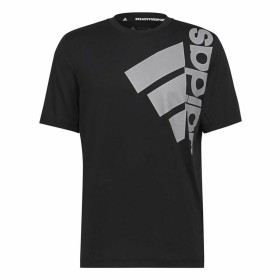 Camisola de Manga Curta Homem Adidas Big Badge Preto de Adidas, Homem - Ref: S6486801, Preço: 26,10 €, Desconto: %