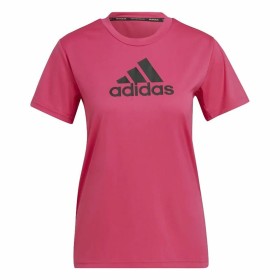 Camisola de Manga Curta Mulher Adidas Designed 2 Move Logo Fúcsia de Adidas, Mulher - Ref: S6486803, Preço: 0,00 €, Desconto: %