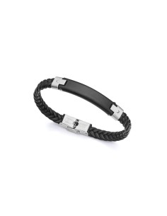 Pulsera Hombre Maserati ICONIC Cuero Acero Inoxidable | Tienda24 Tienda24.eu