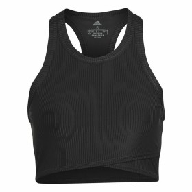 Sporttop für Frauen Adidas Studio Wrapeed Rib Schwarz von Adidas, Damen - Ref: S6487662, Preis: 27,56 €, Rabatt: %