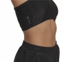 Haut de Sport pour Femme Adidas Studio Wrapeed Rib Noir | Tienda24 - Global Online Shop Tienda24.eu